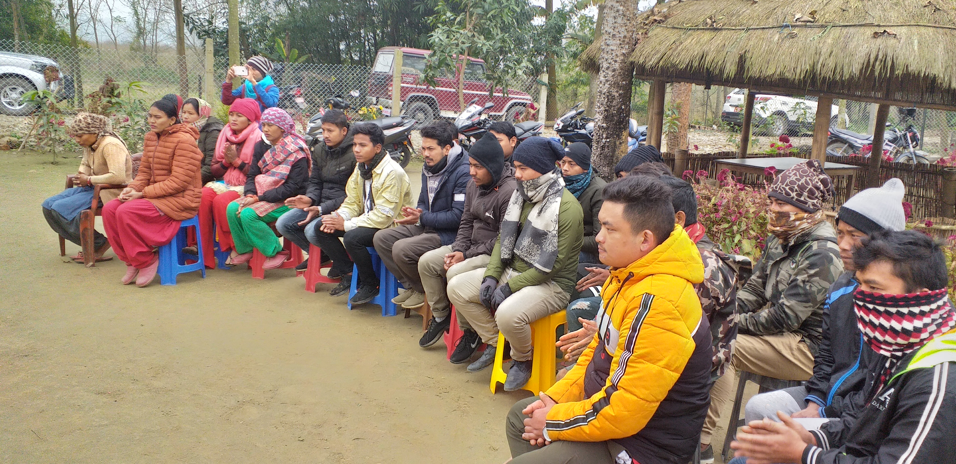 मध्यबिदन्दु-४ नवलपरासीमा सन्चालन भएको ३२ दिने कुक तालिमको उद्घाटन कार्यक्रम